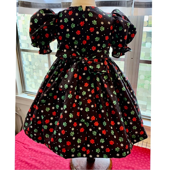 Miss Smarty Pants Holiday Collection Dress Size 4T - Picture 4 of 5